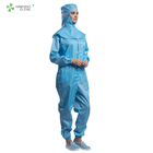 Pharmaceutical industry workshop uniform Cleanroom ESD antistatic coverall jumpsuit