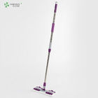 Lint Free Reusable Cleanroom Flat Cleaning Mop With Replaceable Microfiber Cloth
