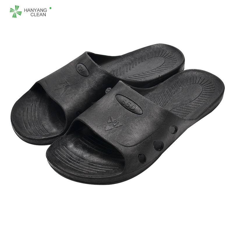 Hard Fold SPU ESD Cleanroom Shoes , Anti Static Slippers For Enterprise Units